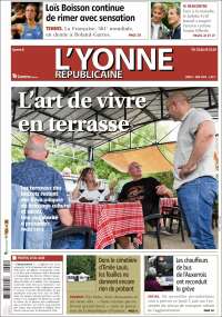 Portada de L'Yonne-Républicaine (Francia)