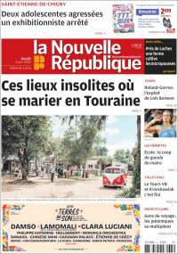 Portada de La Nouvelle Republique (France)
