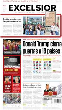 Portada de Excelsior (México)