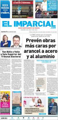 Portada de El Imparcial (Mexico)