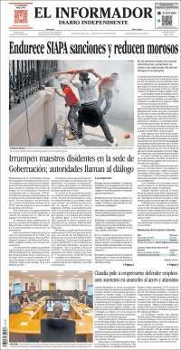 Portada de El Informador (México)
