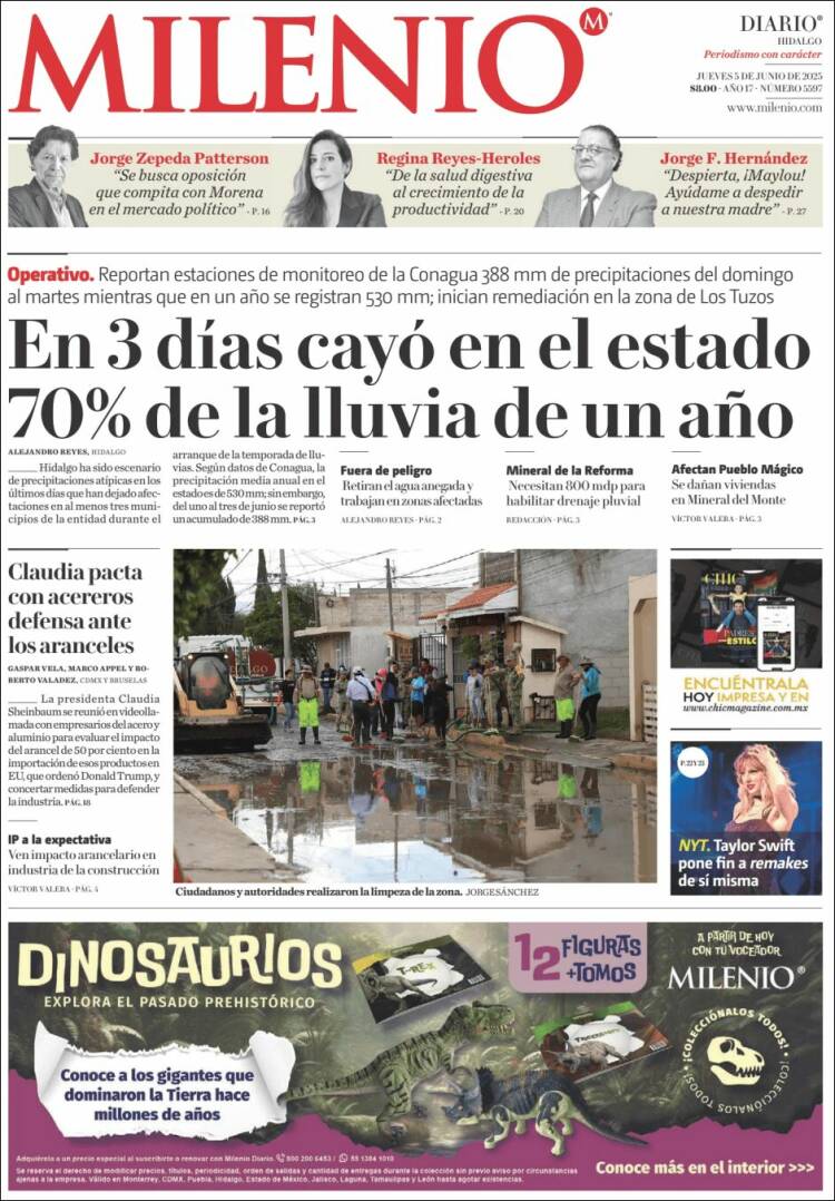 Portada de Milenio de Hidalgo (Mexico)