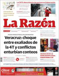 Portada de La Razón (México)