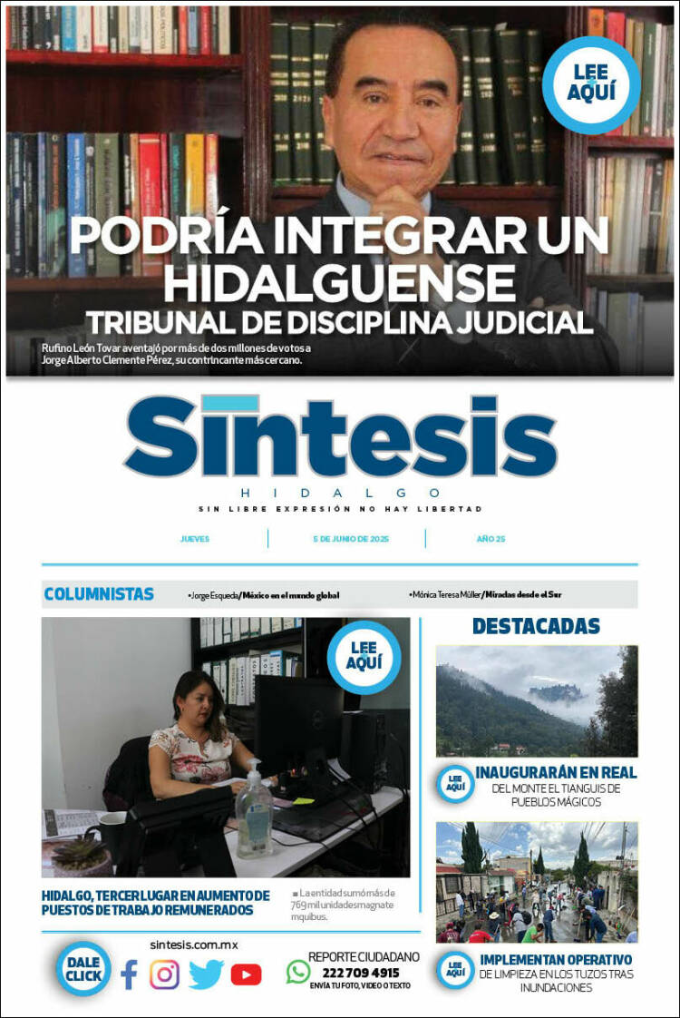 Portada de Sistesis - Hidalgo (México)