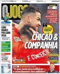 Portada de O Jogo (Portugal)