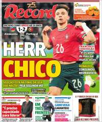 Portada de Record (Portugal)
