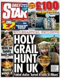 Portada de Daily Star (Reino Unido)