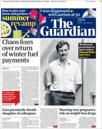 Portada de The Guardian (United Kingdom)