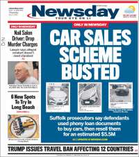 Portada de Newsday (USA)