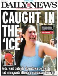 Portada de Daily News - New York (USA)