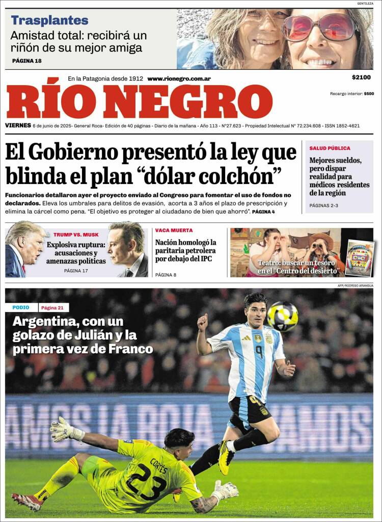 Portada de Rio Negro (Argentine)
