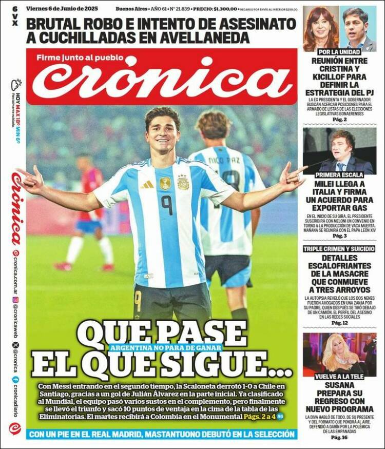 Portada de La Voz del Chaco (Argentina)