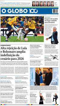 Portada de O Globo (Brasil)