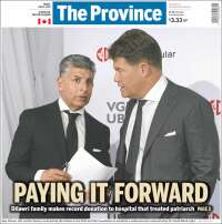 Portada de The Province (Canada)