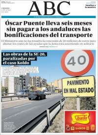 Portada de ABC - Sevilla (España)