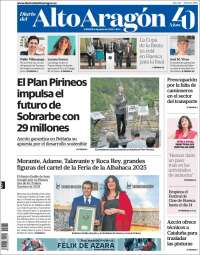 Portada de Diario del AltoAragón (Spain)