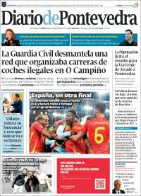 Portada de Diario de Pontevedra (Spain)
