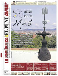 Portada de El Punt Avui (Spain)