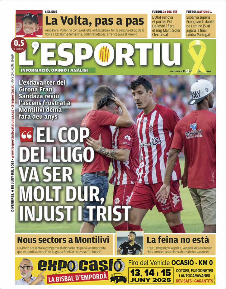 Portada de L'Esportiu : Girona (Espagne)