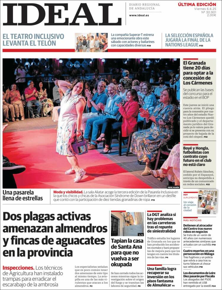 Portada de Ideal (Spain)