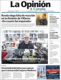 Portada de La Opinión de A Coruña (Spain)