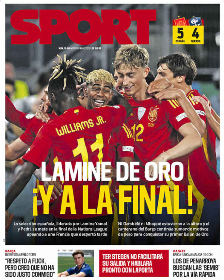 Portada de Sport (Espagne)