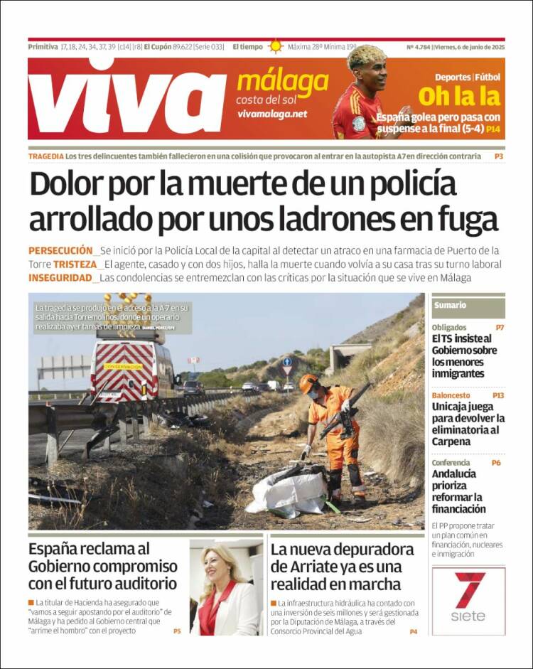 Portada de Viva Málaga (España)