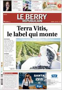 Portada de Berry Republicain (Francia)