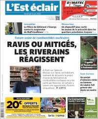 Portada de L'Est Eclair (France)