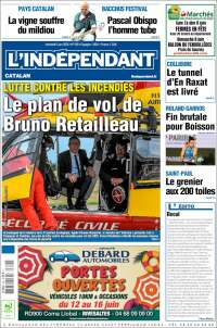 Portada de Le Indépendant (Francia)