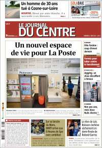 Portada de Le Journal du Centre (Francia)