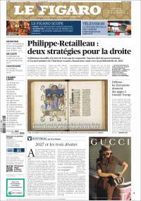 Portada de Le Figaro (Francia)