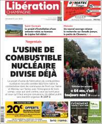 Portada de Libération Champagne (France)