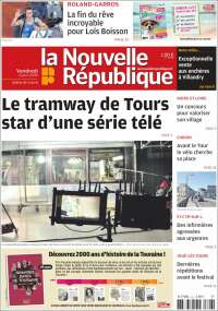 Portada de La Nouvelle Republique (Francia)