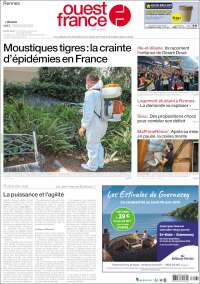 Portada de Ouest France (Francia)