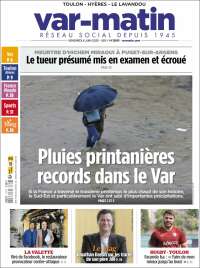 Portada de Var-Matin (Francia)