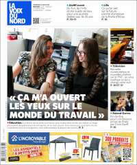 Portada de La Voix du Nord (Francia)