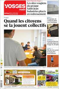 Portada de Vosges Matin (France)