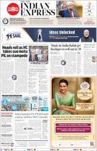 Portada de New Indian Express (India)