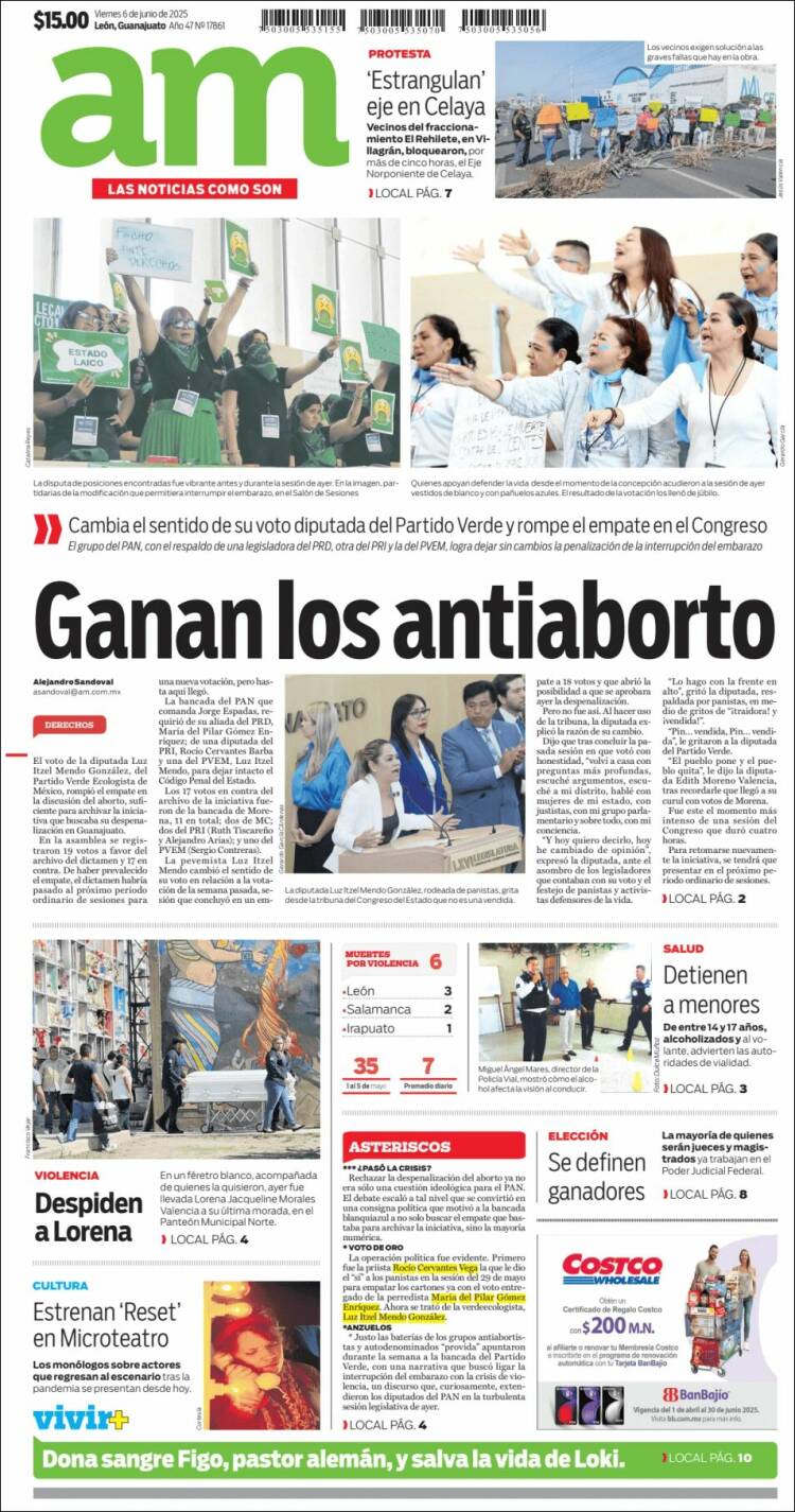 Portada de Al Día A.M. (Mexico)