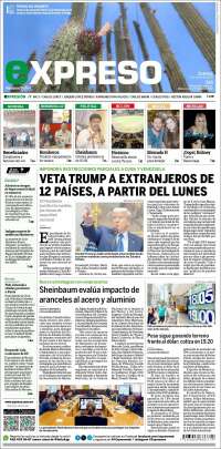 Portada de Expreso (México)