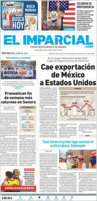 Portada de El Imparcial (México)