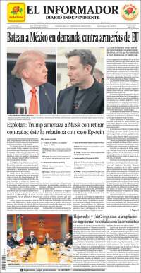 Portada de El Informador (México)