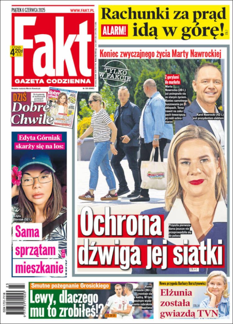 Portada de Fakt (Polonia)