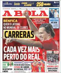 Portada de A Bola (Portugal)