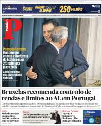 Portada de Público (Portugal)