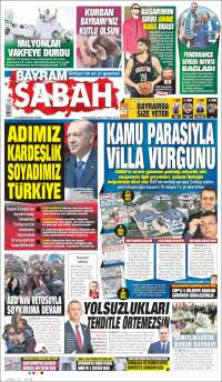 Portada de Sabah (Turquía)