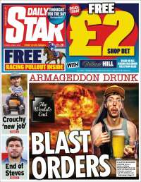 Portada de Daily Star (United Kingdom)