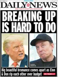 Portada de Daily News - New York (États-Unis)