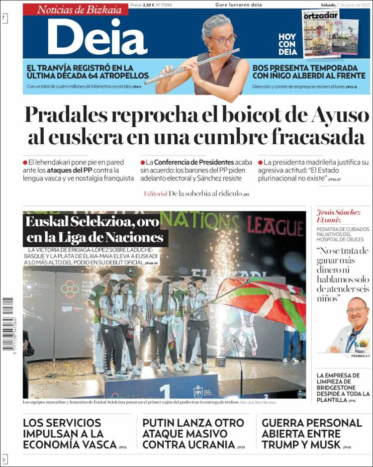 Portada de Deia (España)